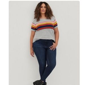 Torrid Vegan Cashmere Pullover Short Sleeve Raglan Sweater Size 2